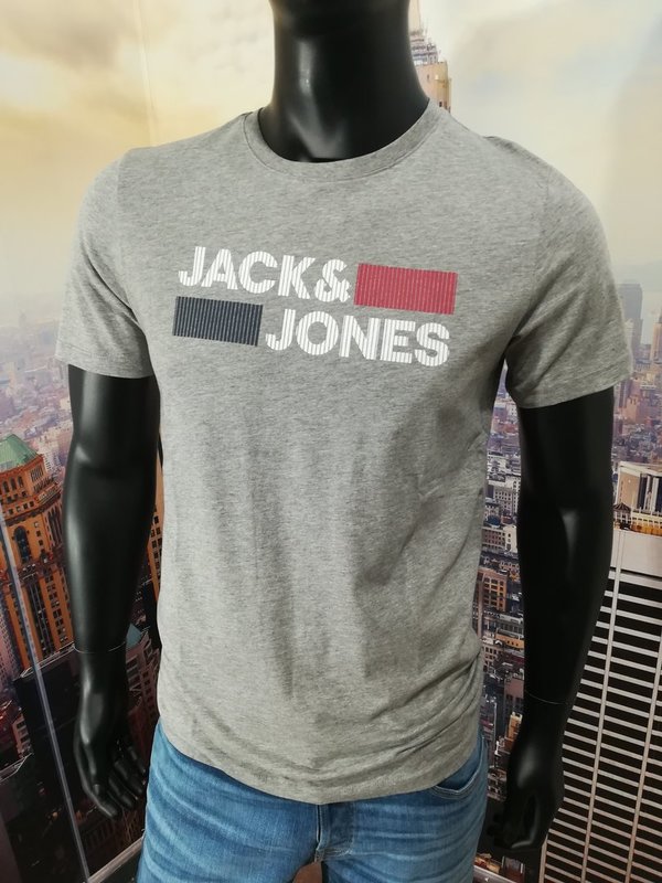 J&J Logo T-Shirt Grau