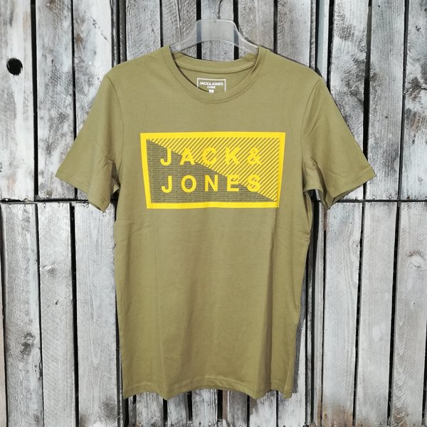 J&J Logo T-Shirt Oil Green